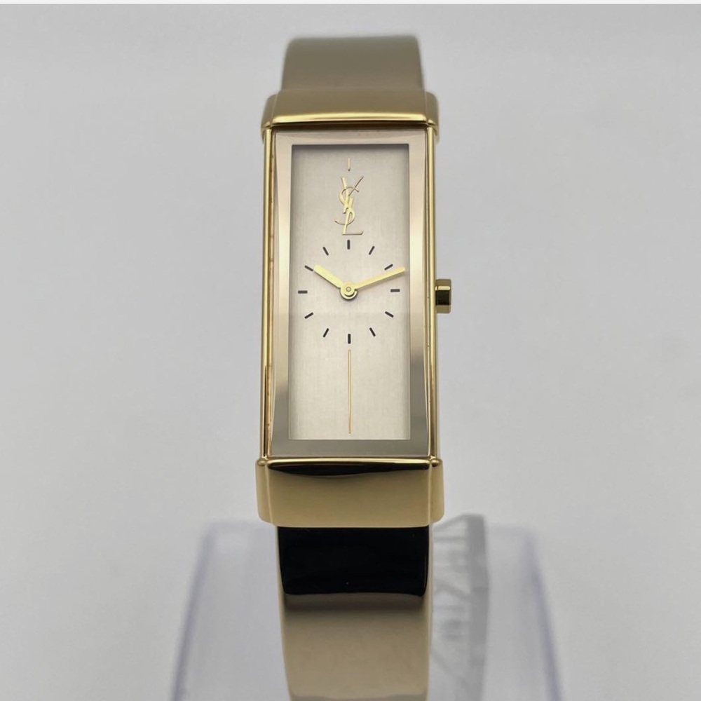 YSL Yves Saint Laurent Vintage Gold Bracelet Watch
